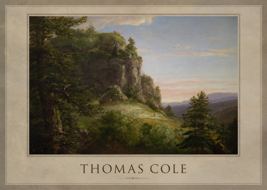 Thomas Cole Landscape, the Old Mill No4 - Poszter
