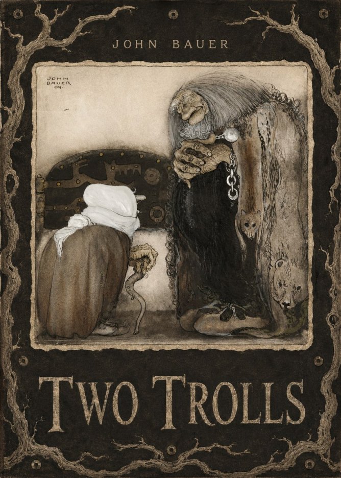 John Bauer Two Trolls No6 - Poszter