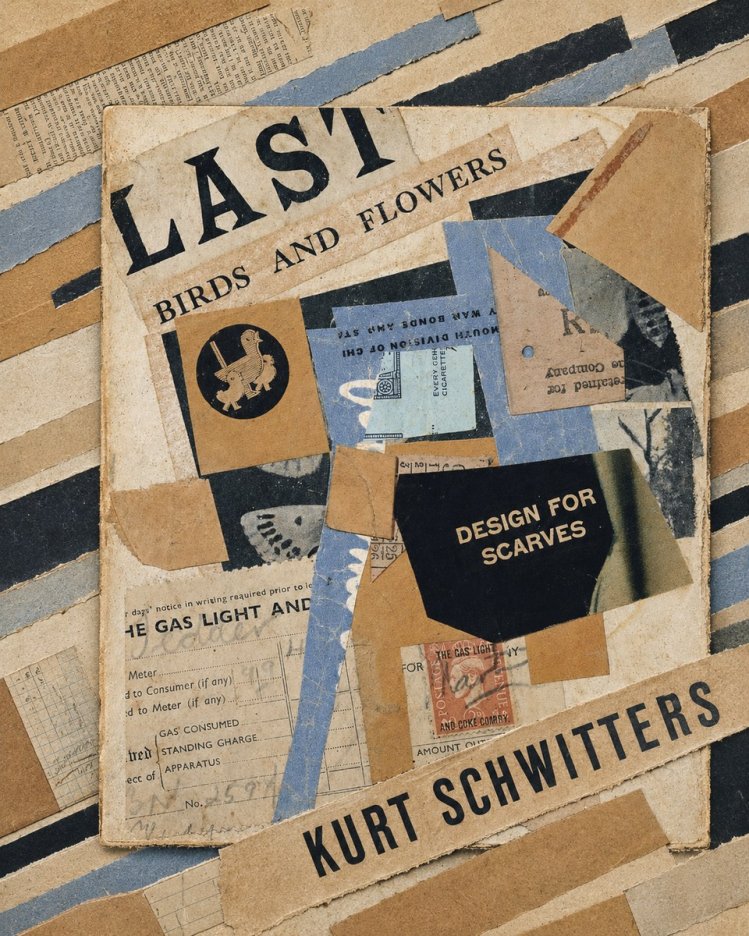 Kurt Schwitters Last Birds and Flowers No6 - Poszter