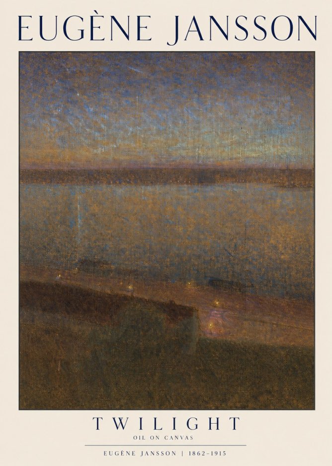 Eugène Jansson Twilight No1 - Poszter