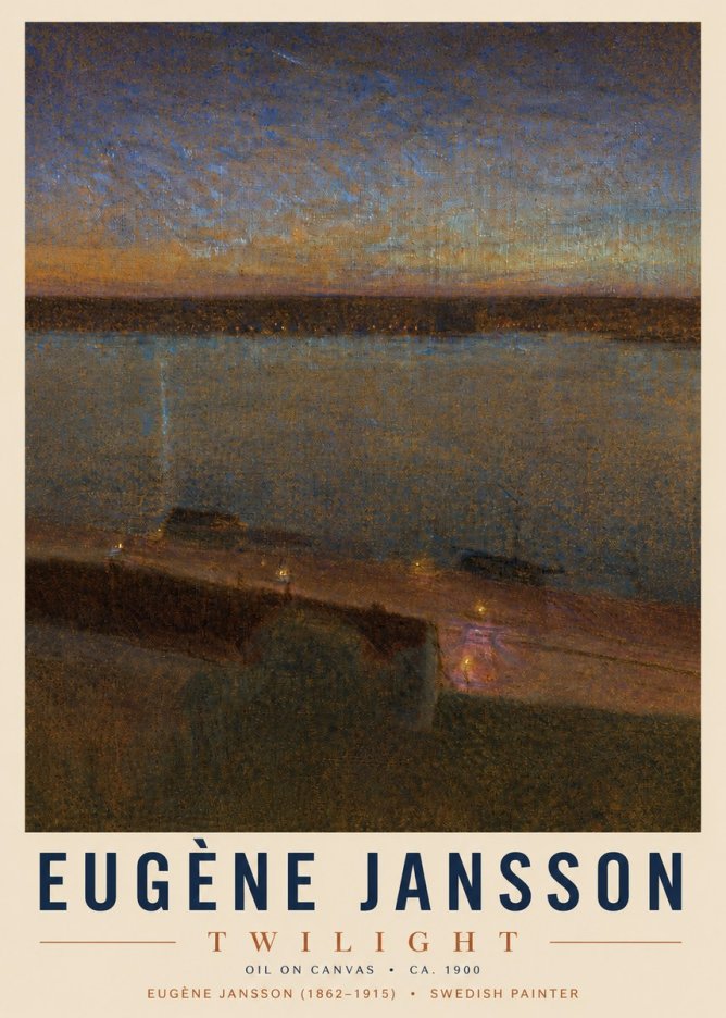 Eugène Jansson Twilight No4 - Poszter