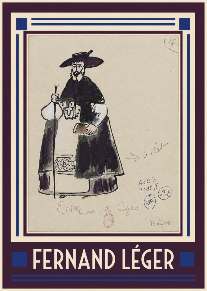 Fernand Léger Evêque De Cuzco No1 - Poszter