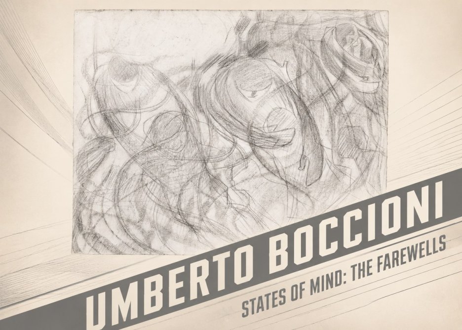 Umberto Boccioni States of Mind: the Farewells No2 - Poszter