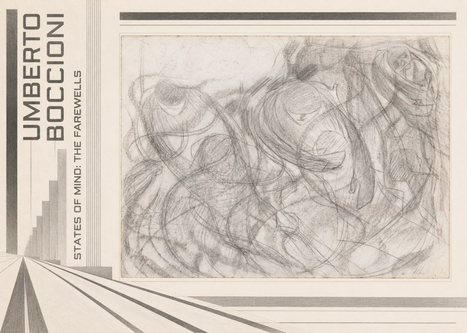 Umberto Boccioni States of Mind: the Farewells No6 - Poszter