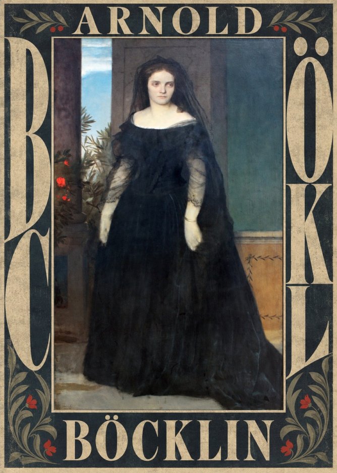 Arnold Böcklin Portrait of Mrs. Böcklin No6 - Poszter