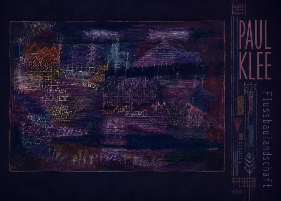 Paul Klee Flussbaulandschaft No3 - Poszter