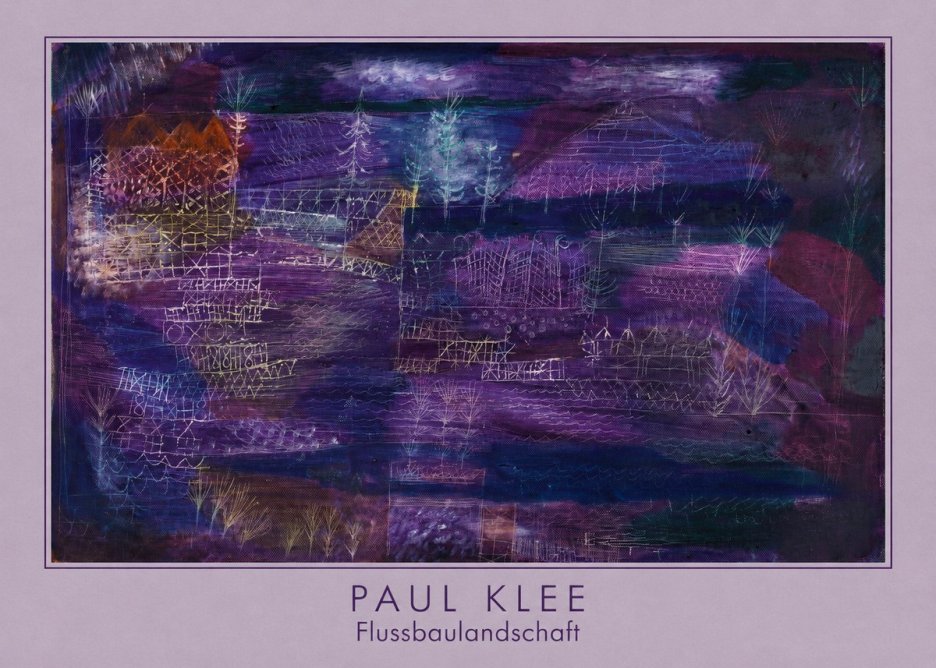 Paul Klee Flussbaulandschaft No5 - Poszter