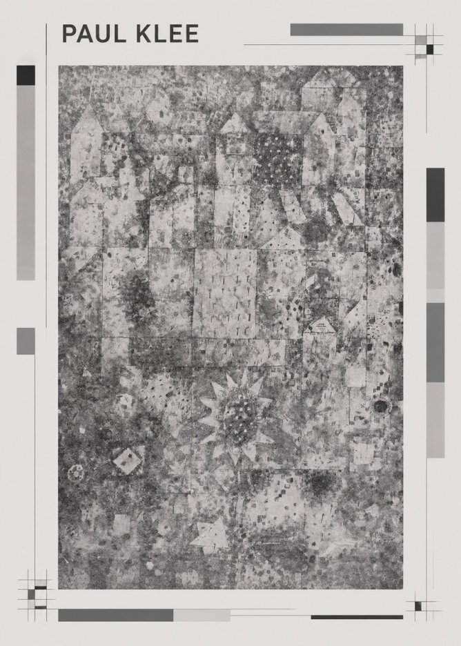 Paul Klee Town and Country No1 - Poszter