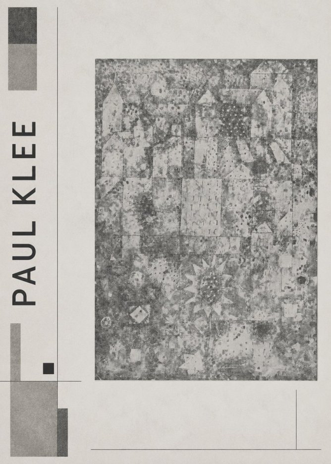Paul Klee Town and Country No2 - Poszter