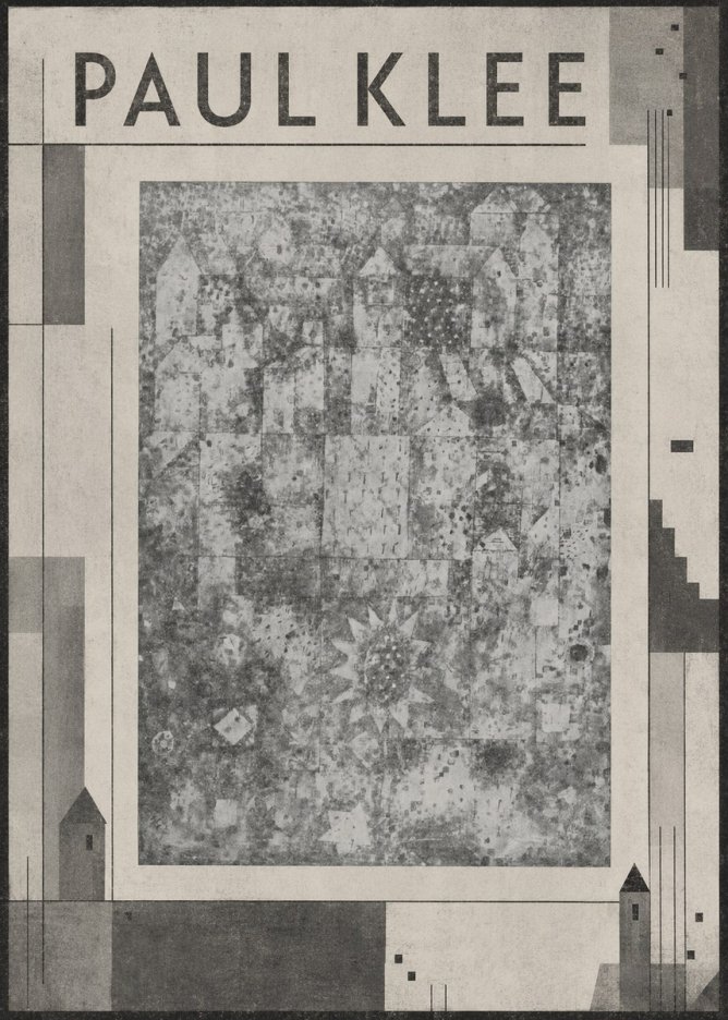 Paul Klee Town and Country No6 - Poszter