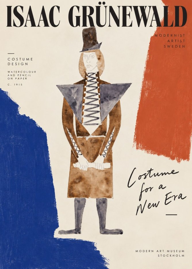 Isaac Grünewald Costume Design XIII No5 - Poszter