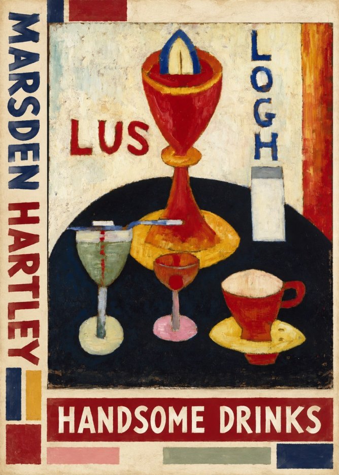 Marsden Hartley Handsome Drinks No2 - Poszter