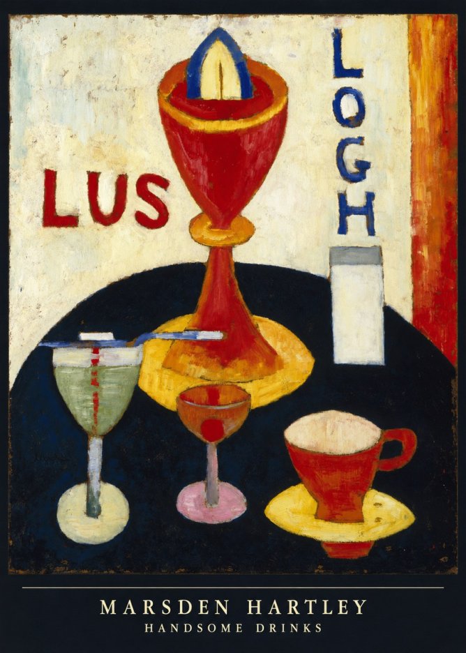 Marsden Hartley Handsome Drinks No6 - Poszter