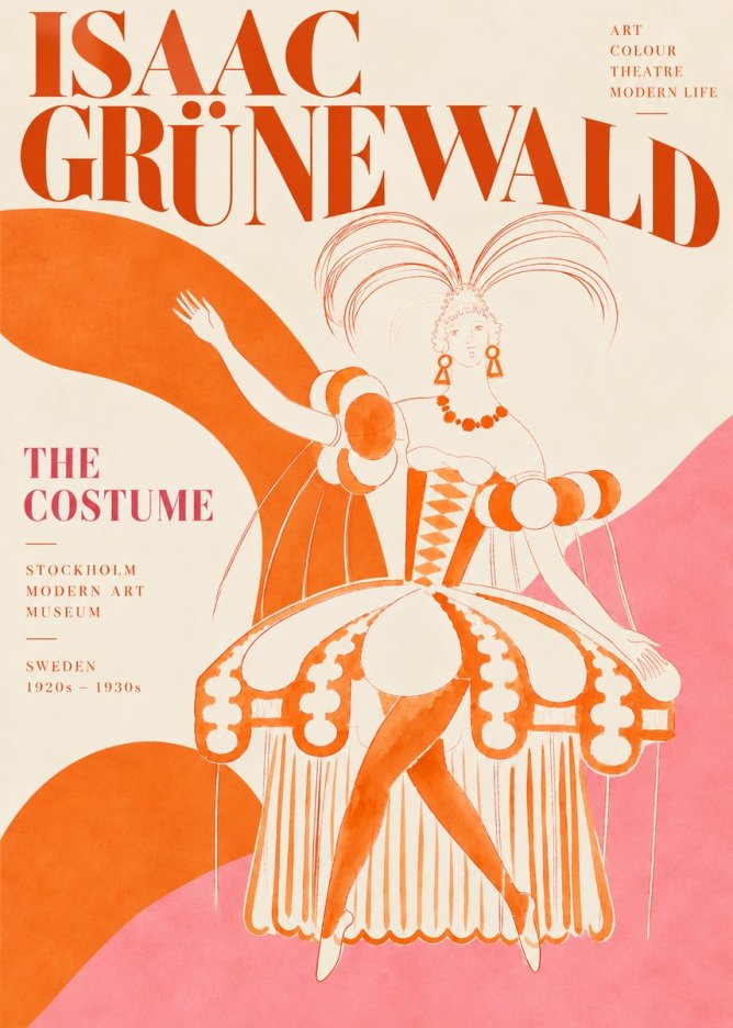 Isaac Grünewald The Costume II No5 - Poszter