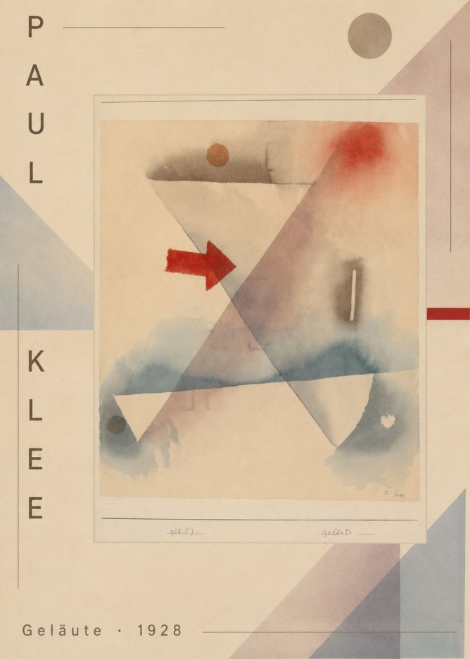 Paul Klee Geläute No2 - Poszter