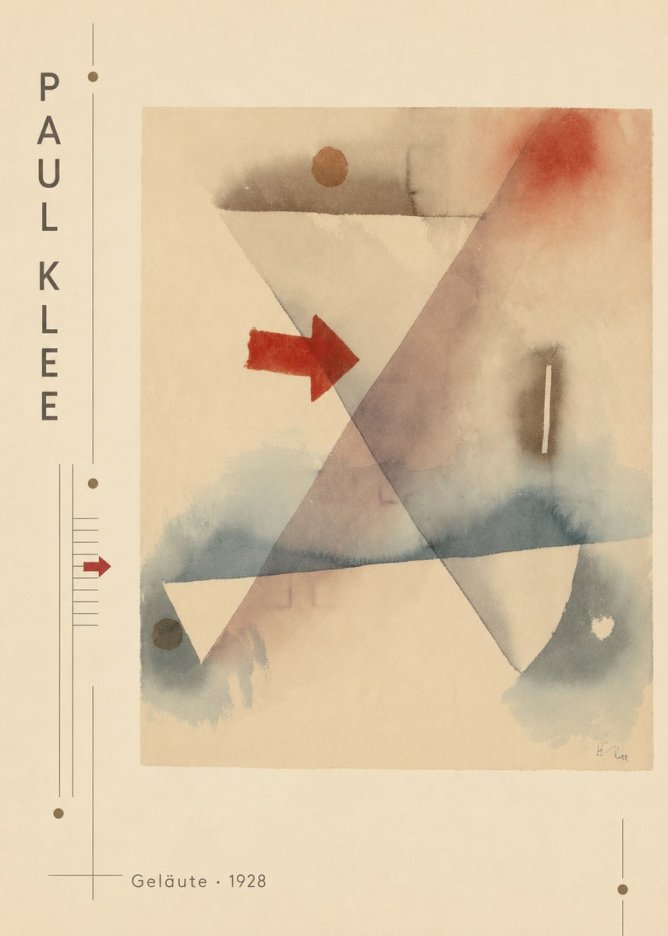 Paul Klee Geläute No3 - Poszter