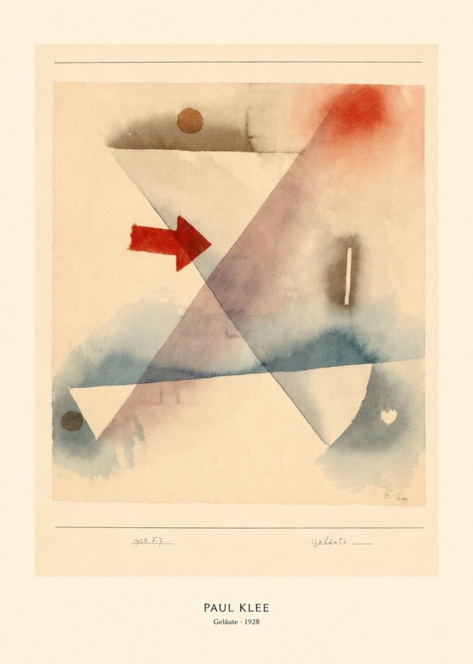 Paul Klee Geläute No5 - Poszter