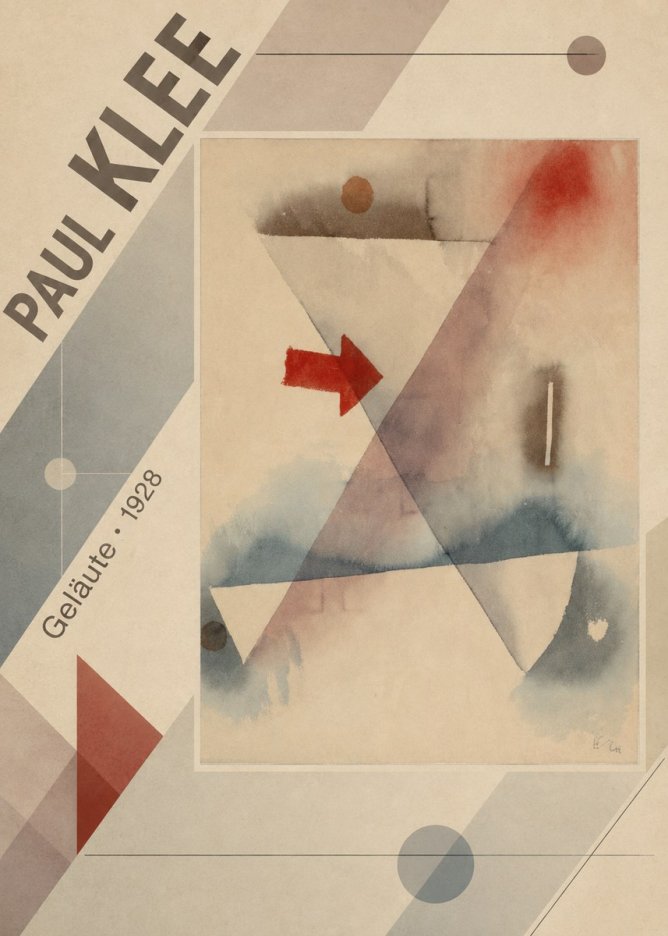 Paul Klee Geläute No6 - Poszter