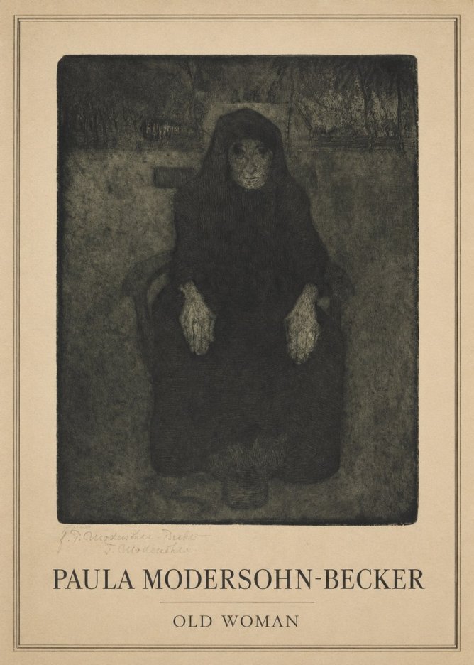 Paula Modersohn-Becker Old Woman No1 - Poszter