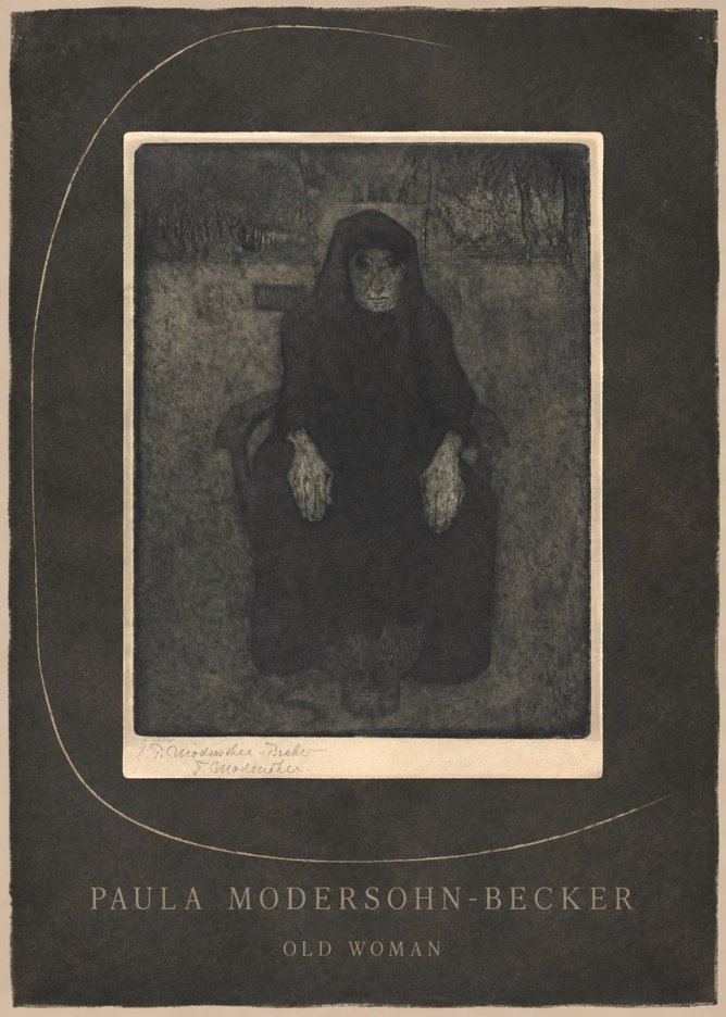 Paula Modersohn-Becker Old Woman No3 - Poszter