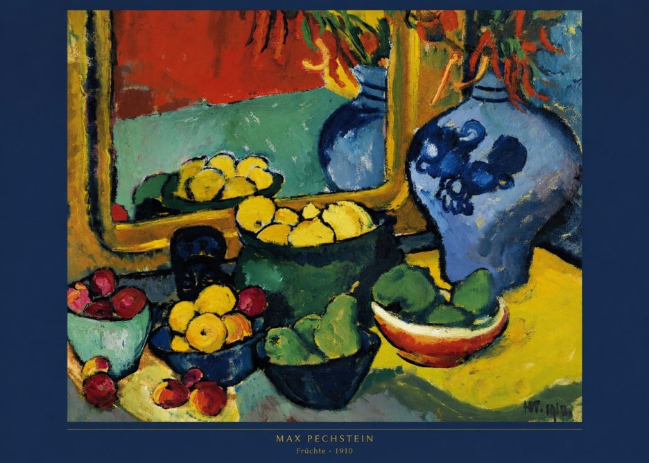 Max Pechstein Früchte 1910 No5 - Poszter