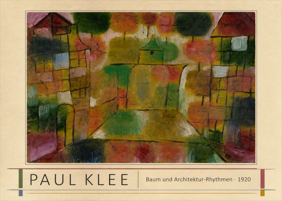 Paul Klee Baum Und Architektur-rhythmen No1 - Poszter
