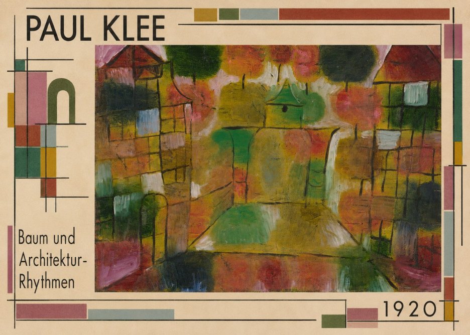 Paul Klee Baum Und Architektur-rhythmen No2 - Poszter