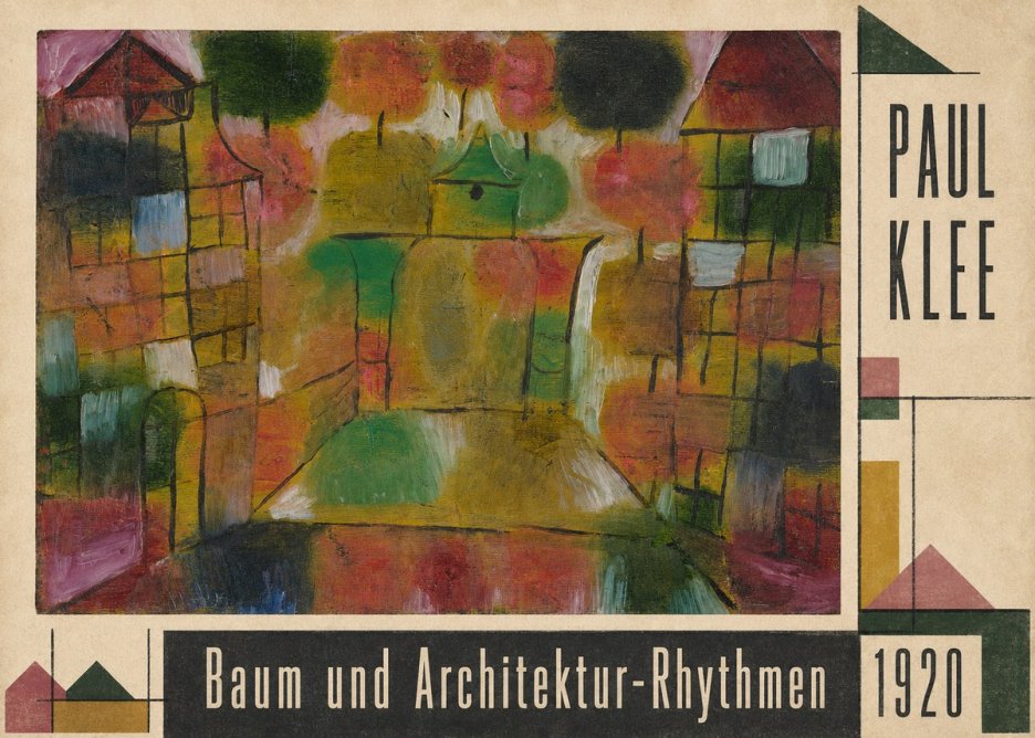 Paul Klee Baum Und Architektur-rhythmen No6 - Poszter