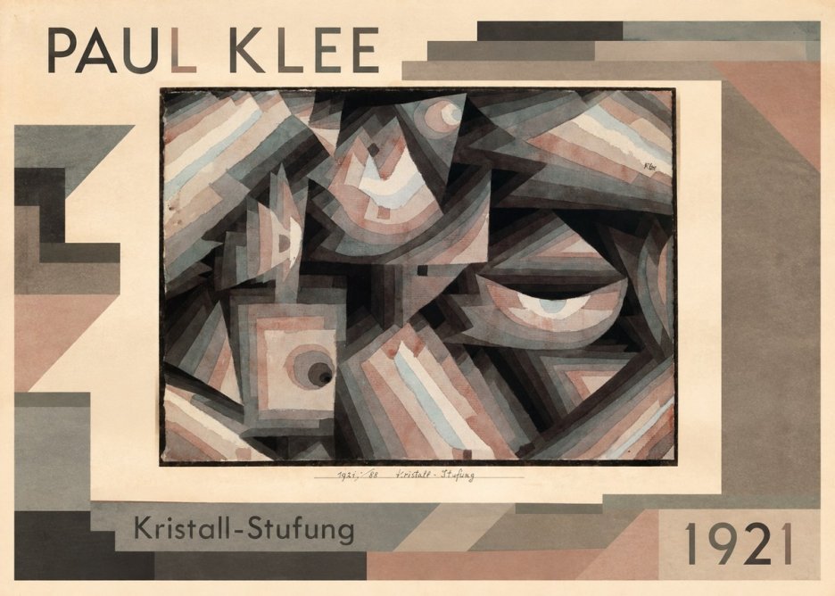 Paul Klee Kristall-stufung I No1 - Poszter