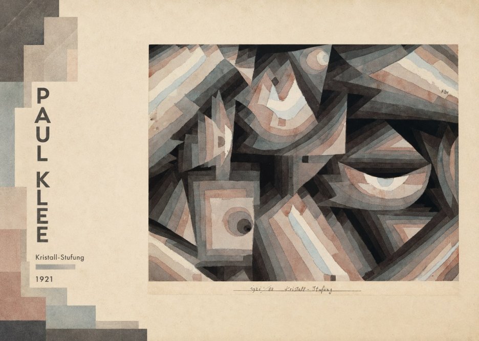 Paul Klee Kristall-stufung I No2 - Poszter
