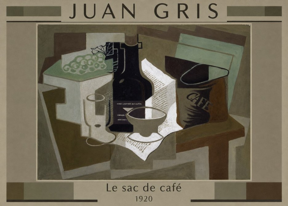 Juan Gris Le Sac De Café No1 - Poszter