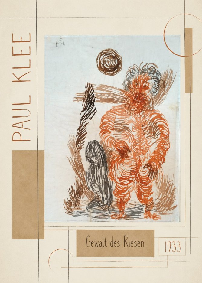 Paul Klee Gewalt Des Riesen II No2 - Poszter