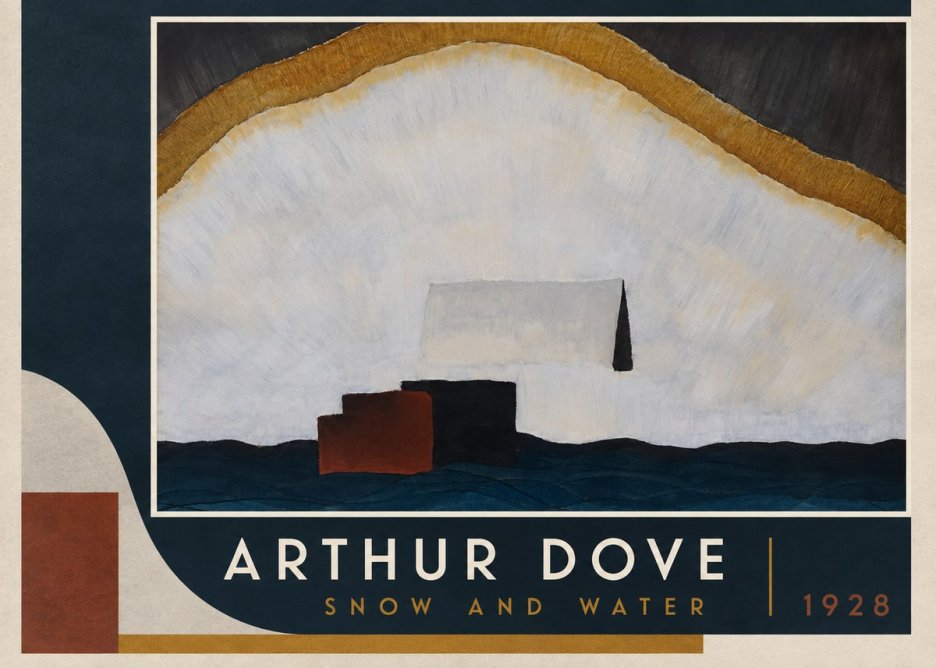 Arthur Dove Snow and Water No2 - Poszter