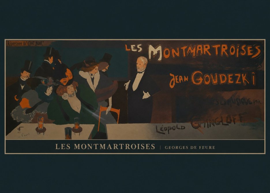 Georges de Feure Les Montmartroises No6 - Poszter