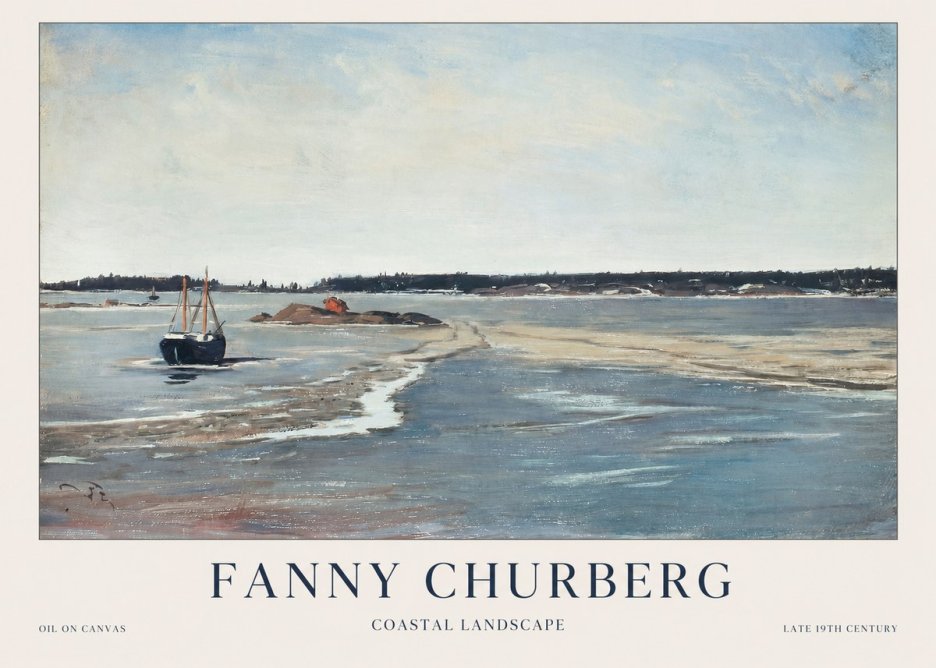 Fanny Churberg Coastal Landscape No1 - Poszter