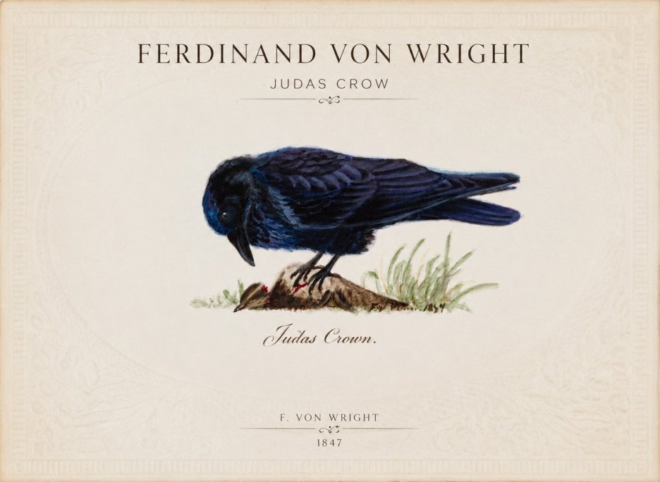 Ferdinand von Wright Judas Crow No1 - Poszter