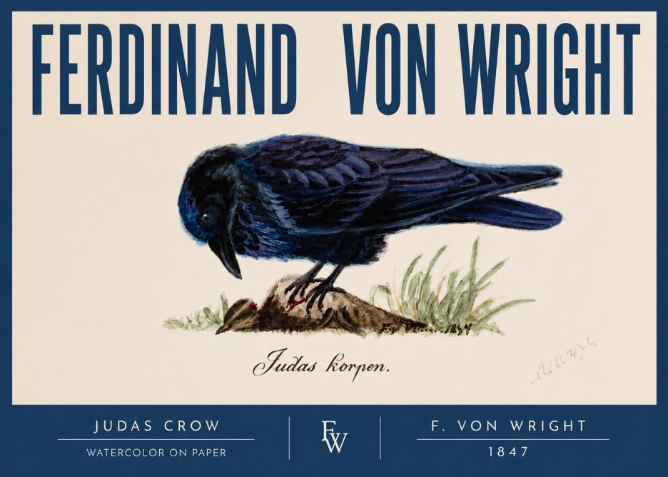 Ferdinand von Wright Judas Crow No2 - Poszter
