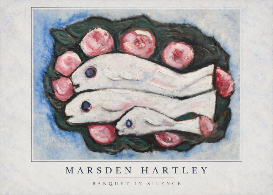 Marsden Hartley Banquet in Silence No4 - Poszter