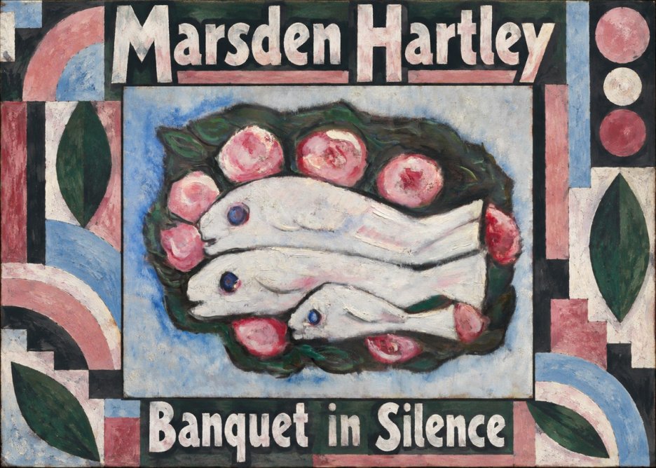 Marsden Hartley Banquet in Silence No5 - Poszter