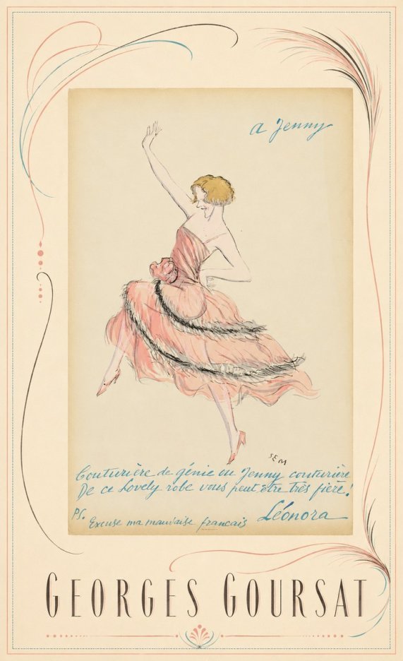 Georges Goursat A Jenny No4 - Poszter