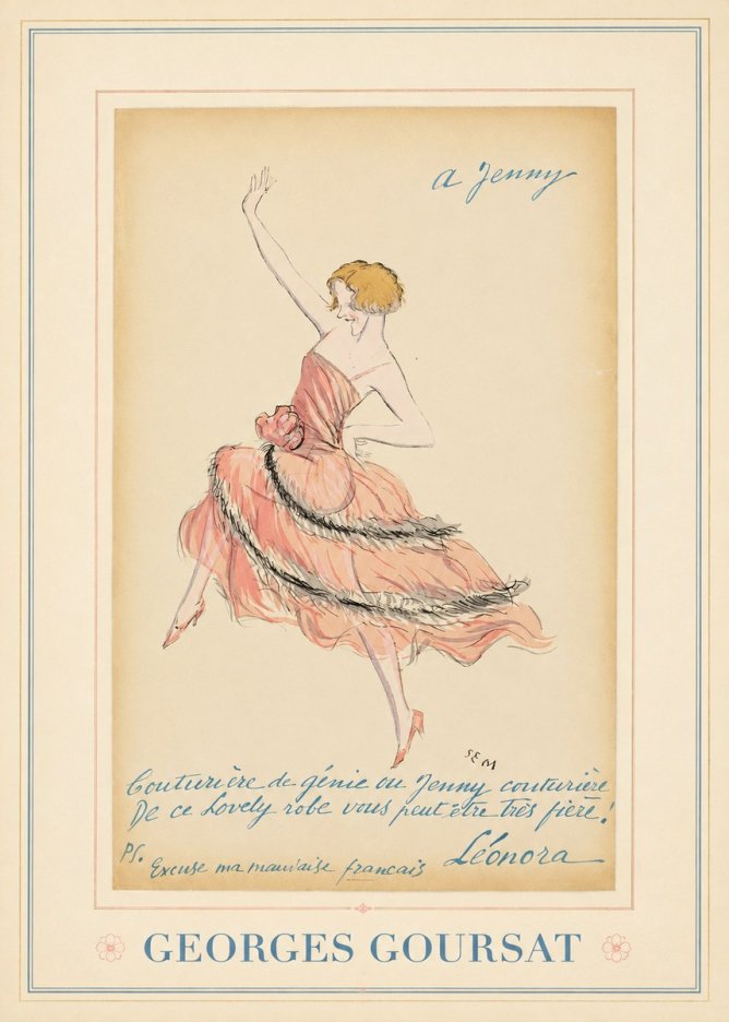 Georges Goursat A Jenny No6 - Poszter