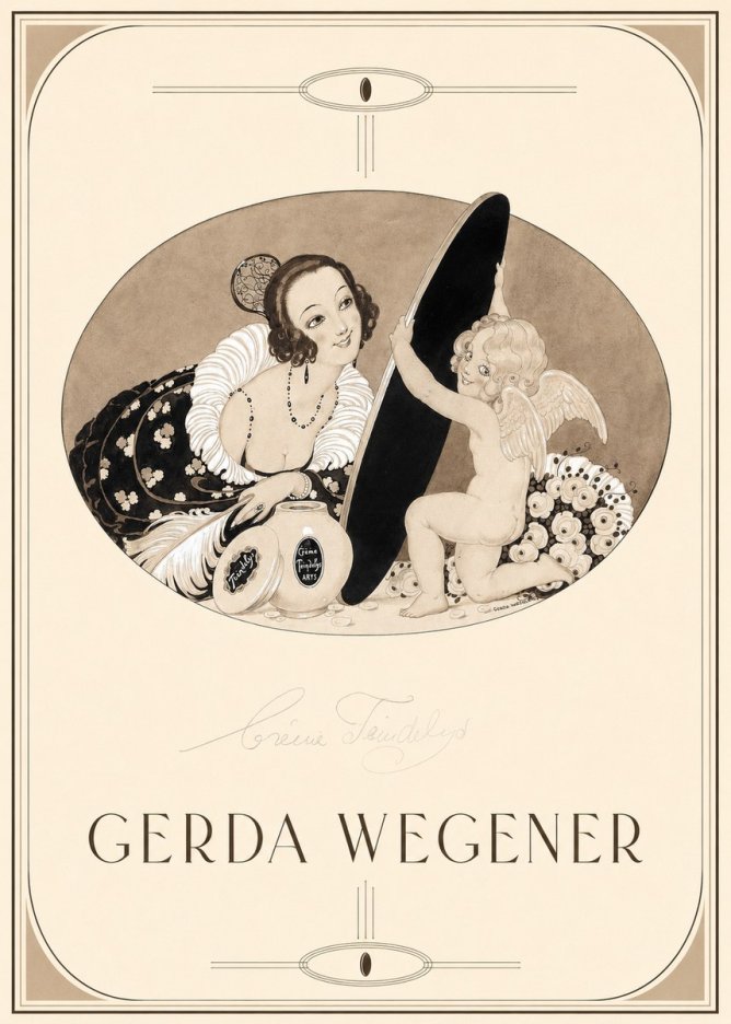 Gerda Wegener Crème Teindelys II No1 - Poszter