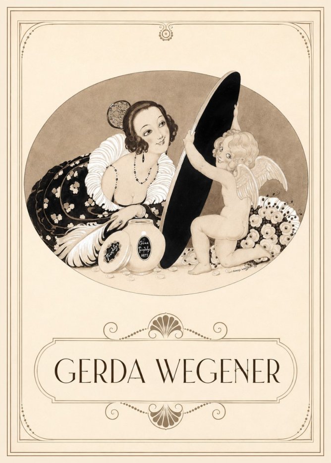 Gerda Wegener Crème Teindelys II No3 - Poszter