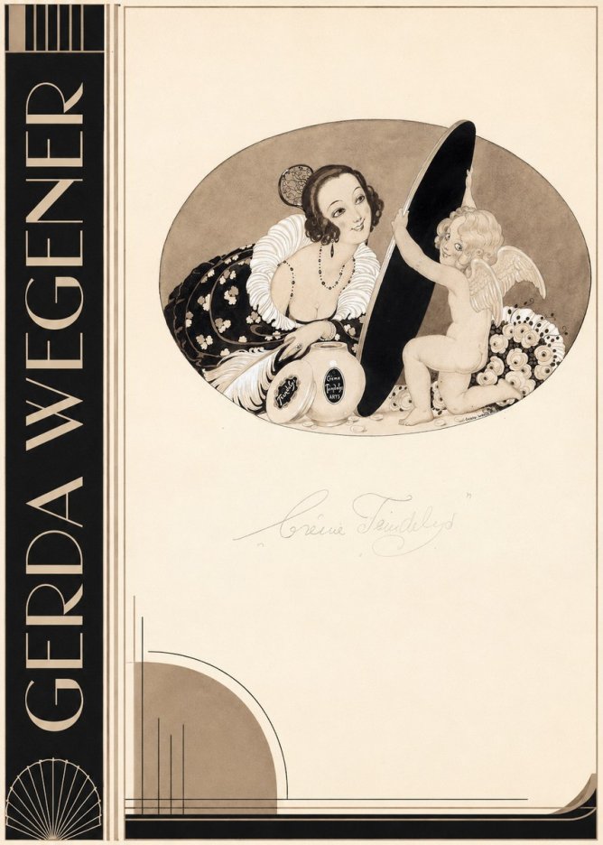 Gerda Wegener Crème Teindelys II No4 - Poszter