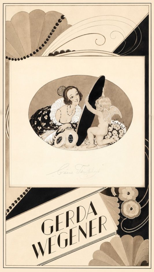 Gerda Wegener Crème Teindelys II No5 - Poszter