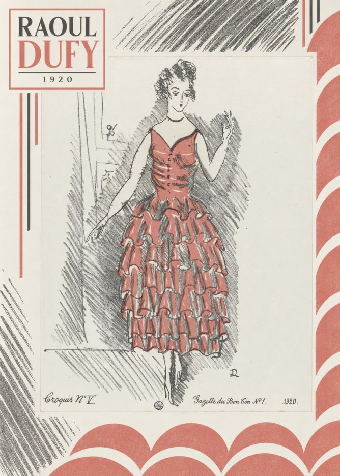 Raoul Dufy Croquis N°v No6 - Poszter