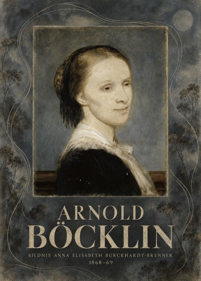 Arnold Böcklin Bildnis Anna Elisabeth Burckhardt-brenner No6 - Poszter