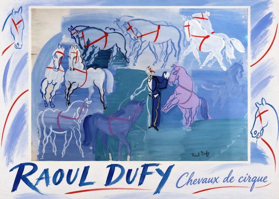 Raoul Dufy Chevaux De Cirque No1 - Poszter