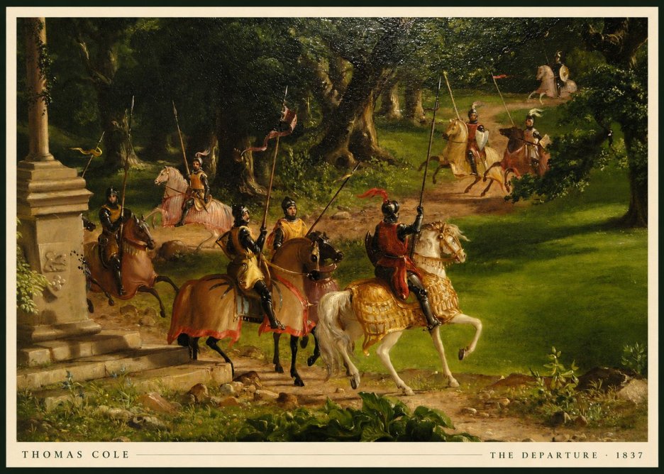 Thomas Cole The Departure III No5 - Poszter