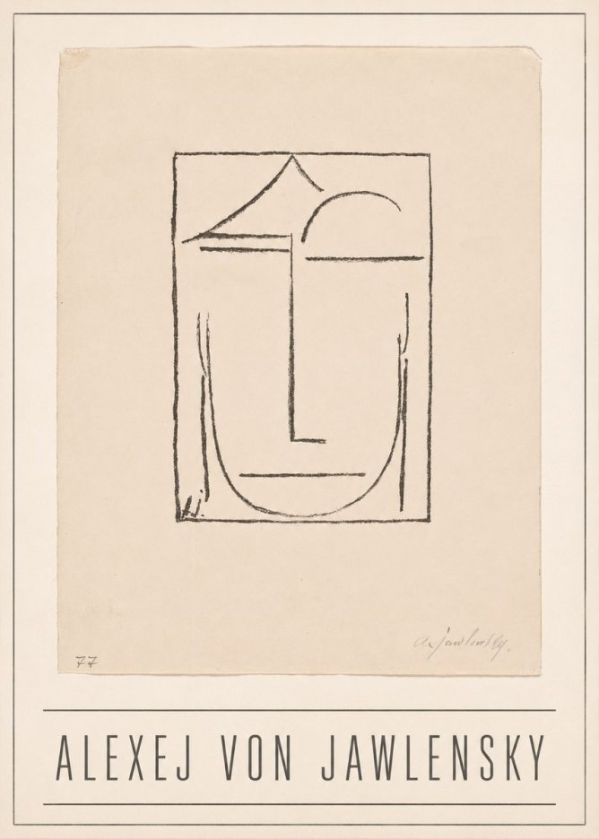 Alexej von Jawlensky Abstract Head No1 - Poszter